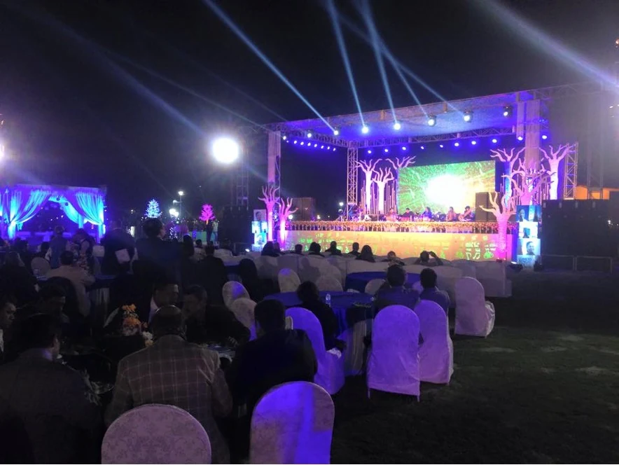 Evening gala stage at the Bengal Global Business Summit 2015