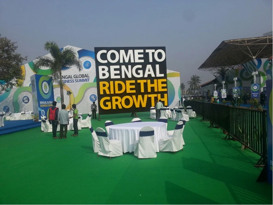 Come to Bengal Ride the Growth installation at the Bengal Global Business Summit 2016