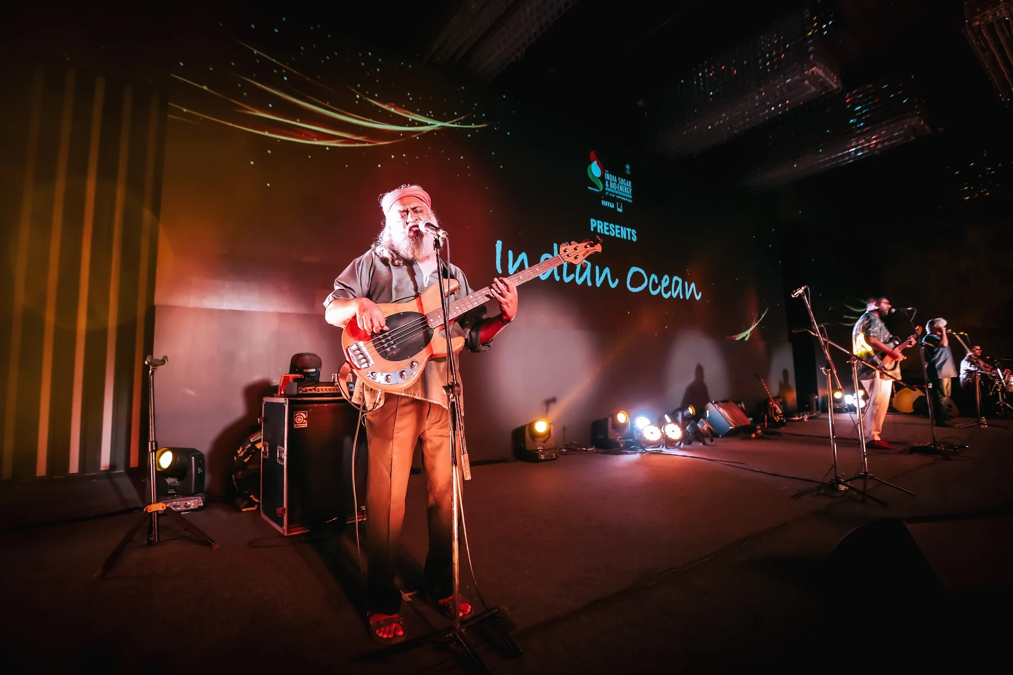 Indian Ocean performing live on the conference evening stage