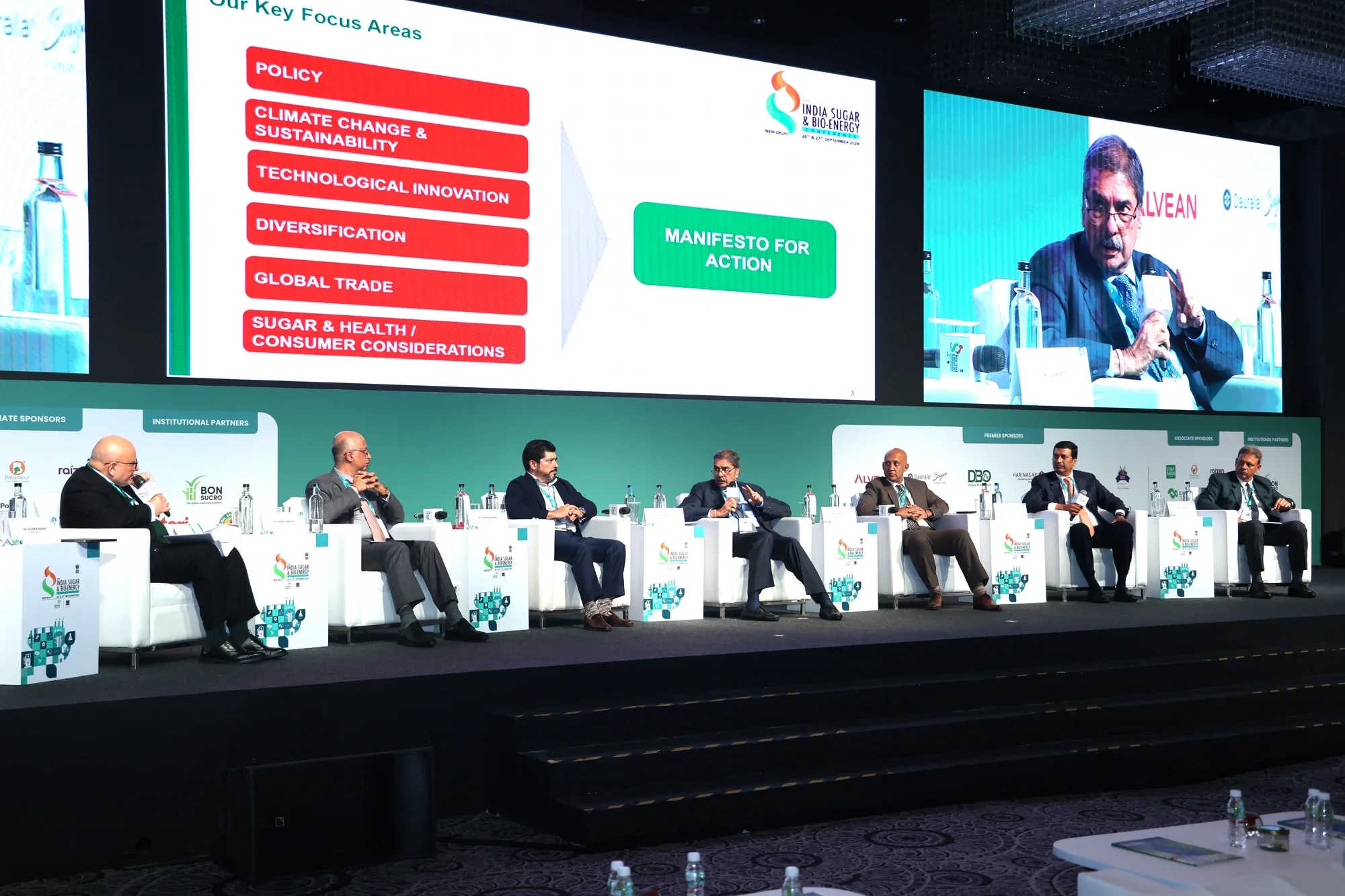 Panel discussion on key focus areas at the India Sugar & Bio-Energy Conference 2024
