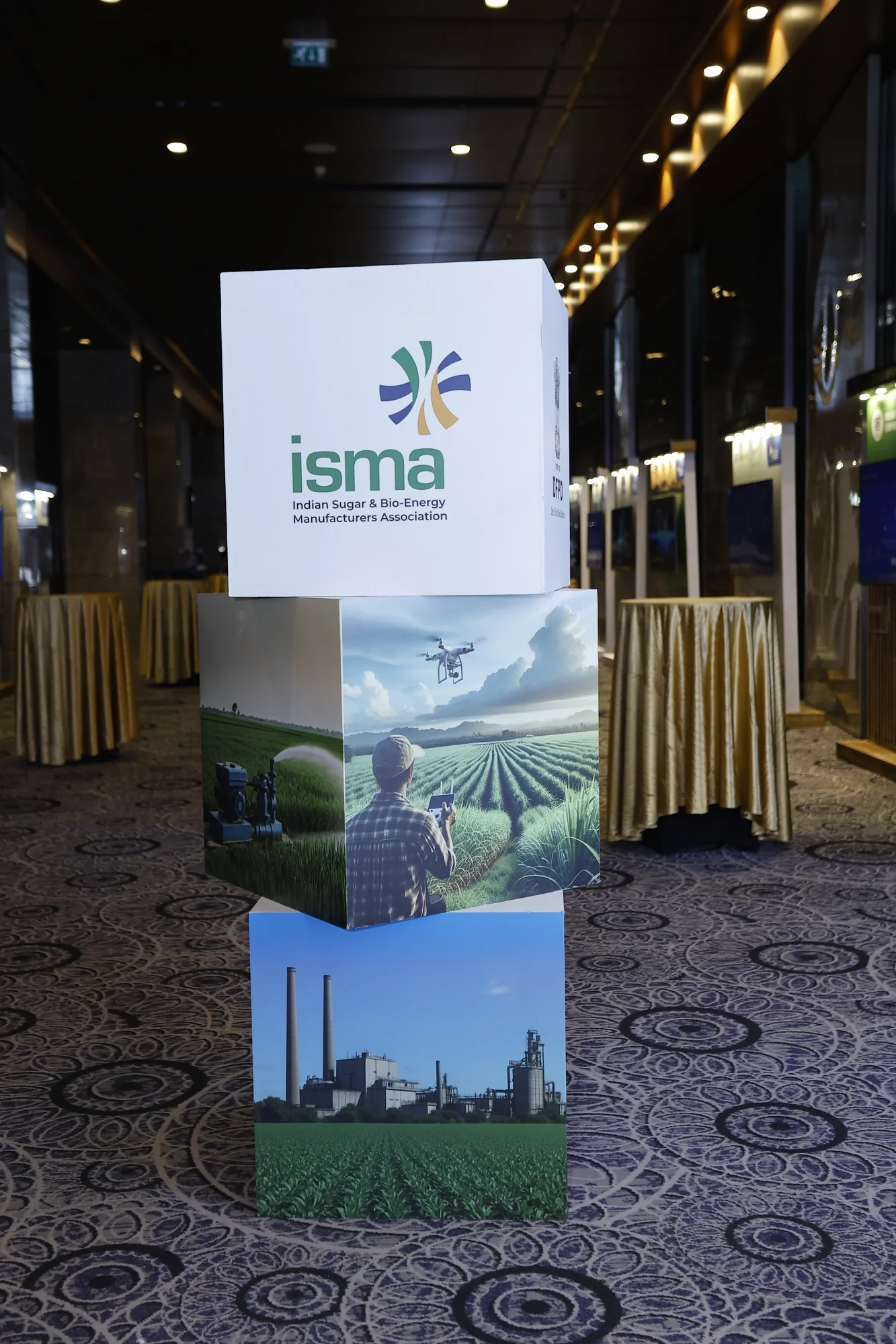 ISMA cube installation at the India Sugar & Bio-Energy Conference 2025