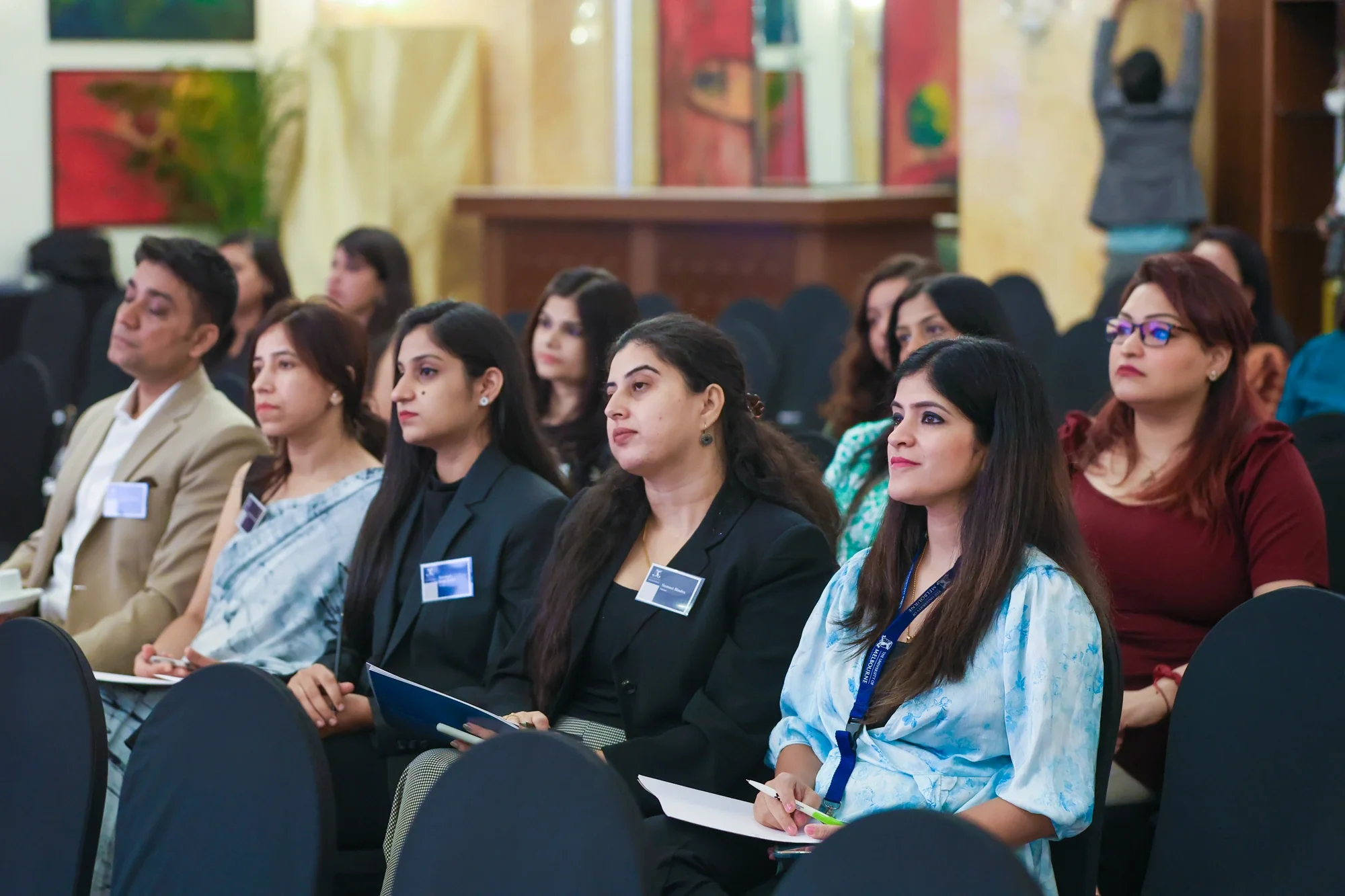 Attendees listening to a session at the University of Melbourne roadshow