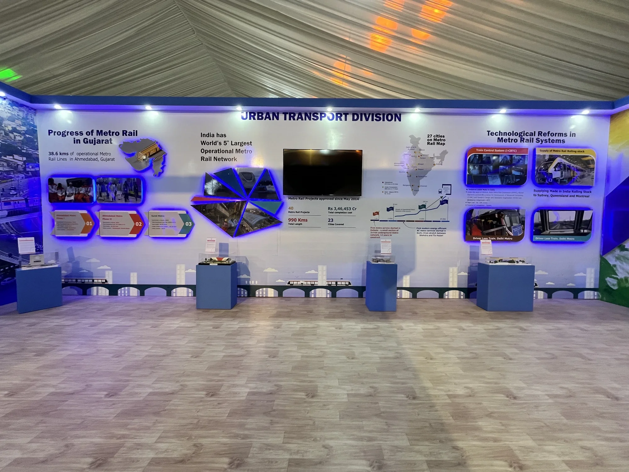 Urban Transport Division wall covering metro rail progress and technological reforms