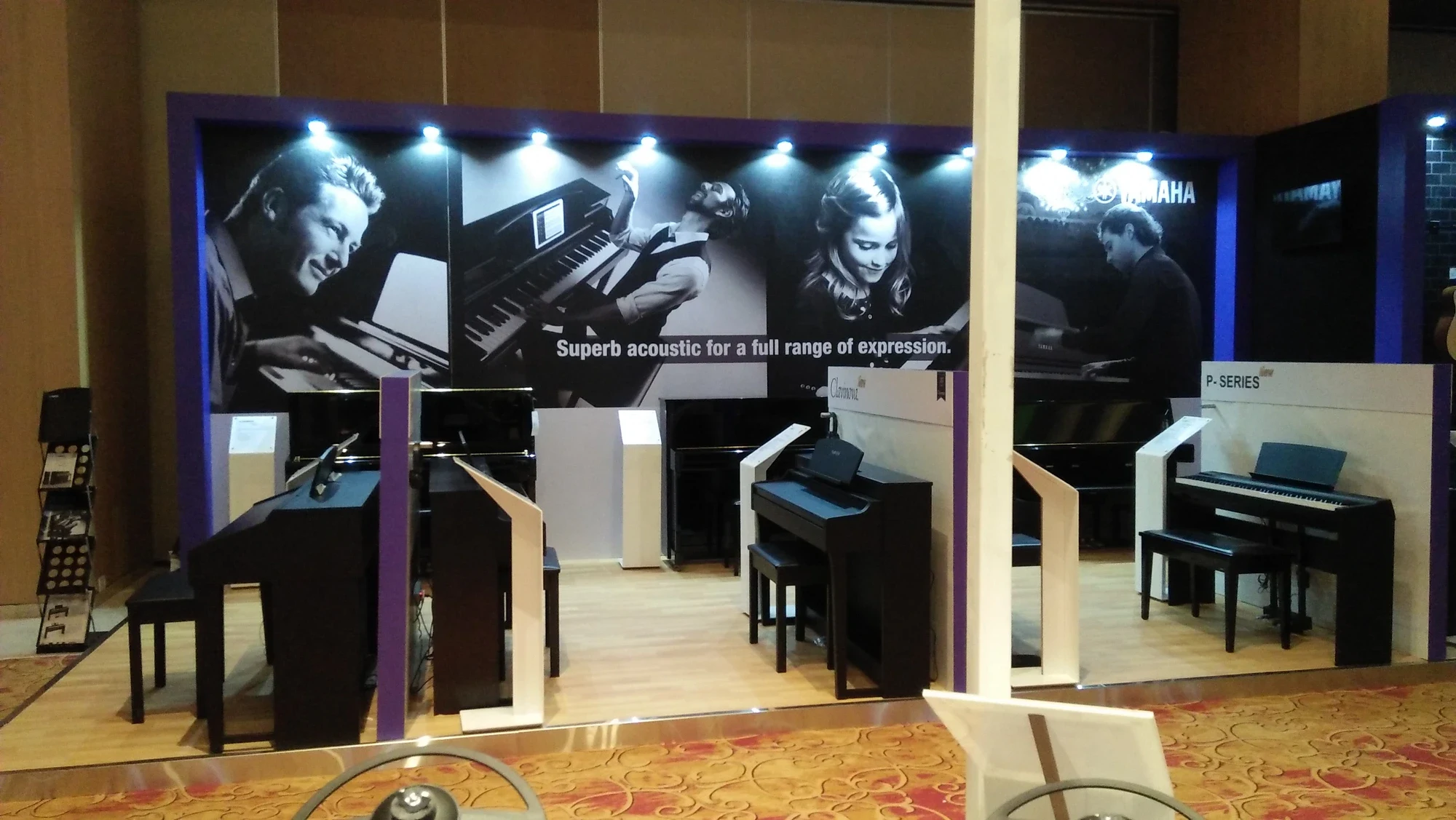 Yamaha piano gallery — Superb acoustic for a full range of expression